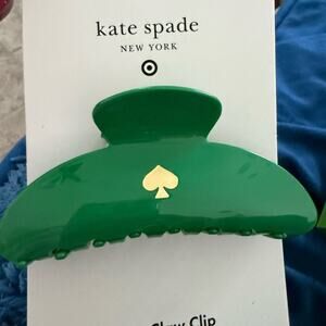 Kate Spade Green Hair Claw Clip NWT